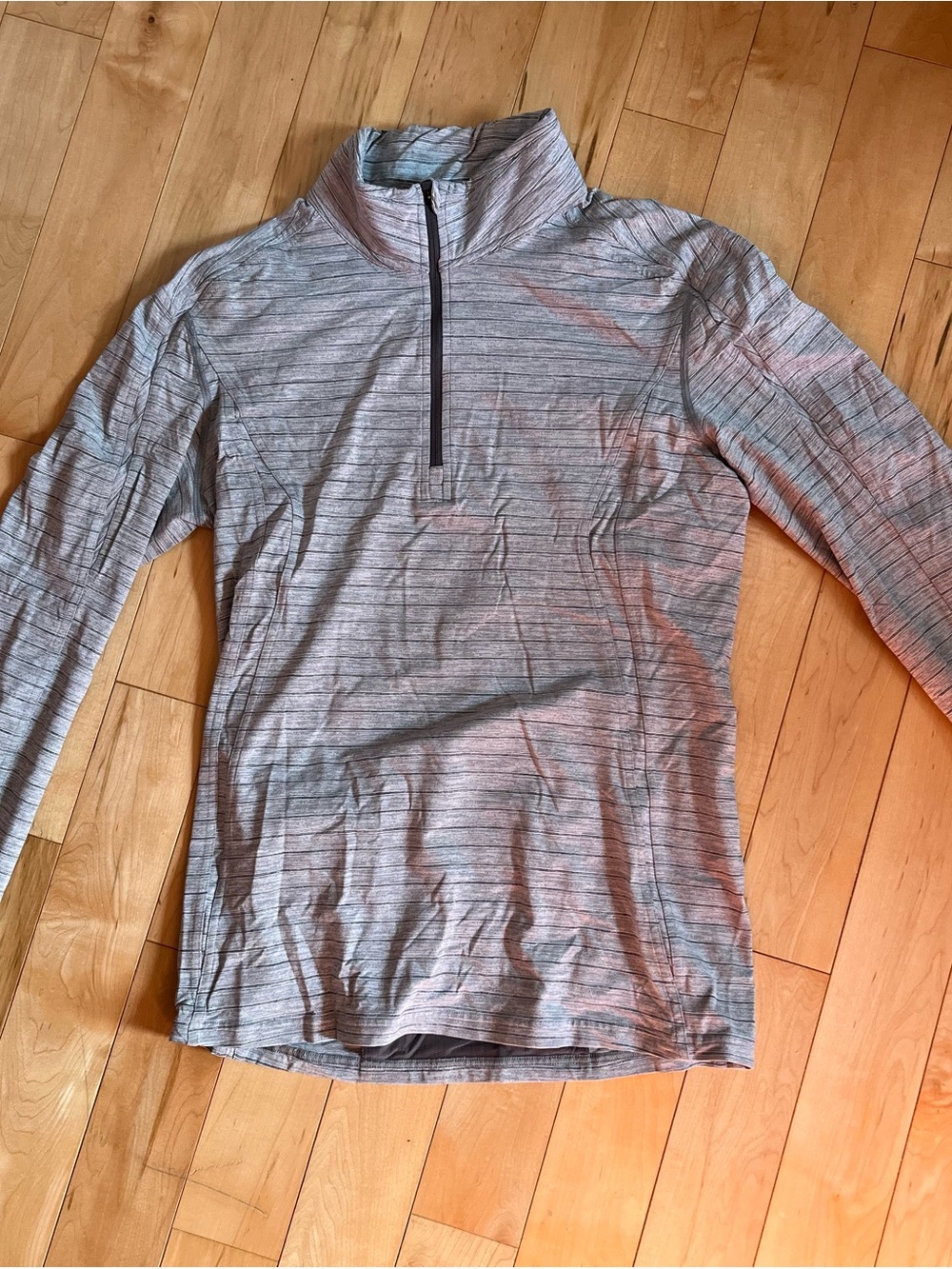 lululemon athletica Men's Light Heather Gray Quarter-Zip Pullover